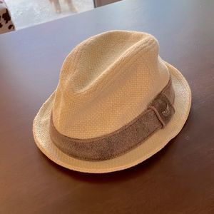 Elm Company California paper straw Panama fedora hat